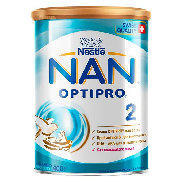 Заменитель материнского молока Nestle NAN Optipro 2 с 6 месяцев