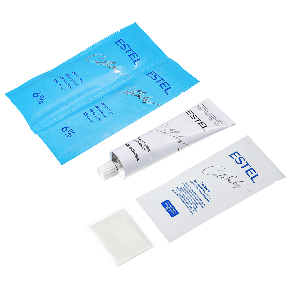 

Краска-уход для волос Estel Celebrity 1/0 Черный 140 мл