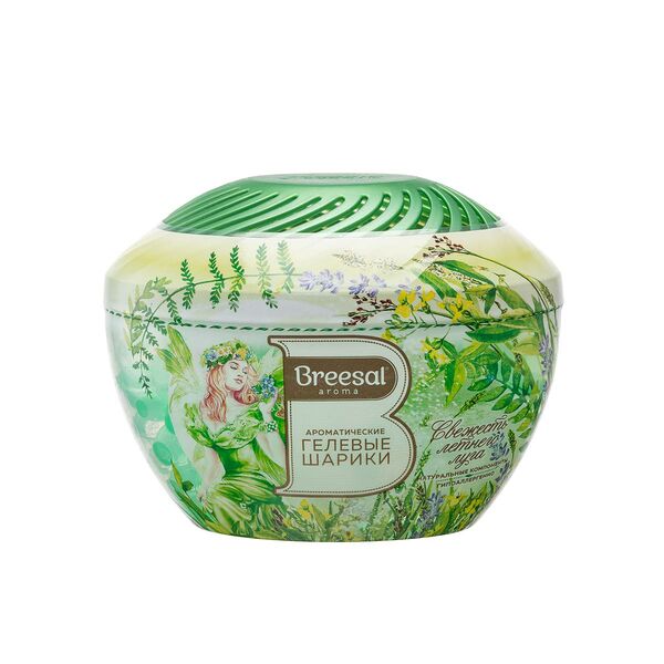 Шарики гелевые ароматические Breesal Свежесть летнего луга, 215г