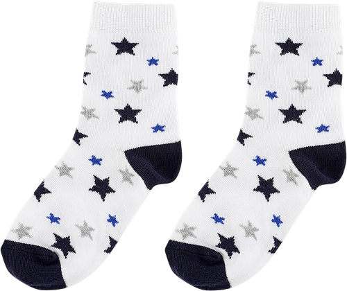 Носки детские Inwin р. 14–22, высокая посадка с дизайном звезды, Арт. FKSU-01-ST