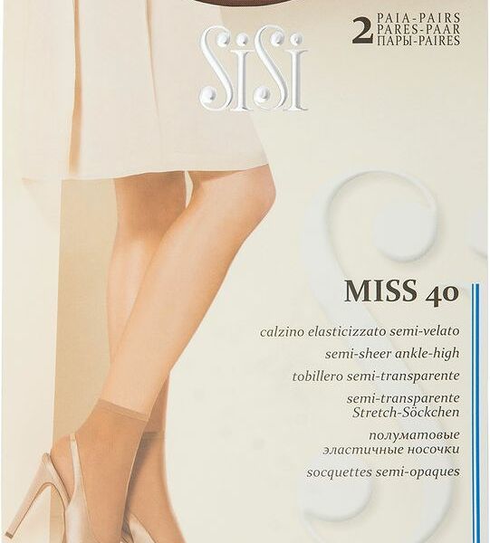 Носки Sisi Miss New 40 Miele Коричневые 2 пары