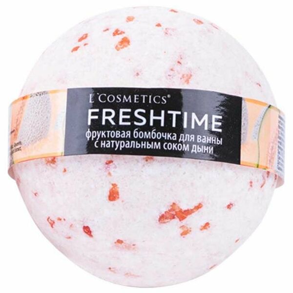 Шар бурлящий для ванны L'Cosmetics с натуральным соком дыни