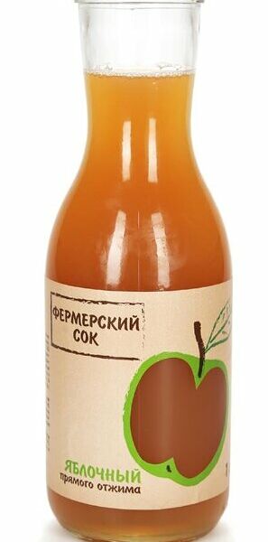 Сок яблочный прямого отжима 