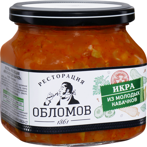 

Икра Ресторация Обломов из молодых кабачков, 420 г
