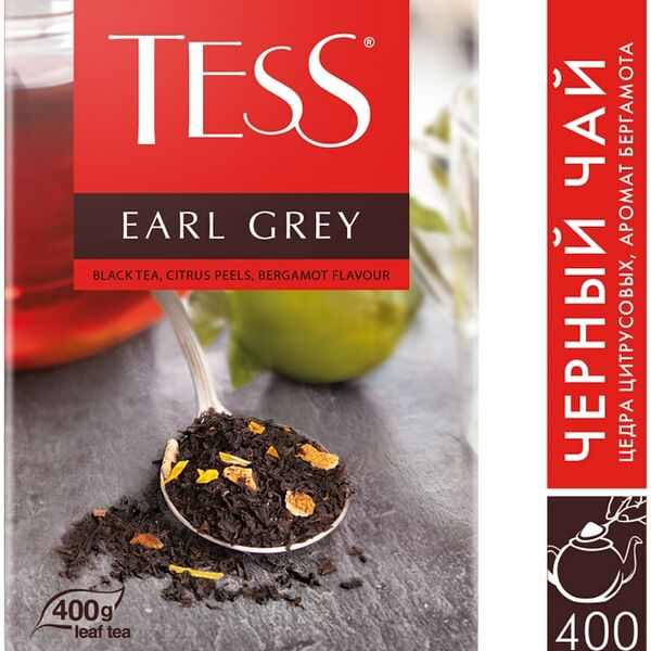 Чай черный Tess Earl Grey 400г