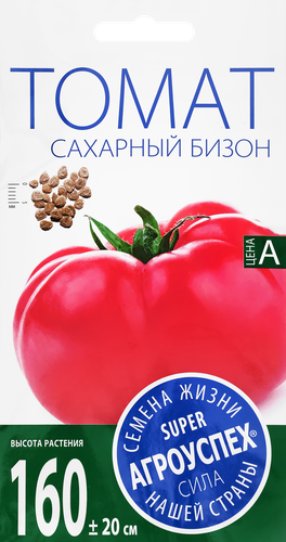 

Семена АГРОУСПЕХ Томат Сахарный бизон, 0,1г