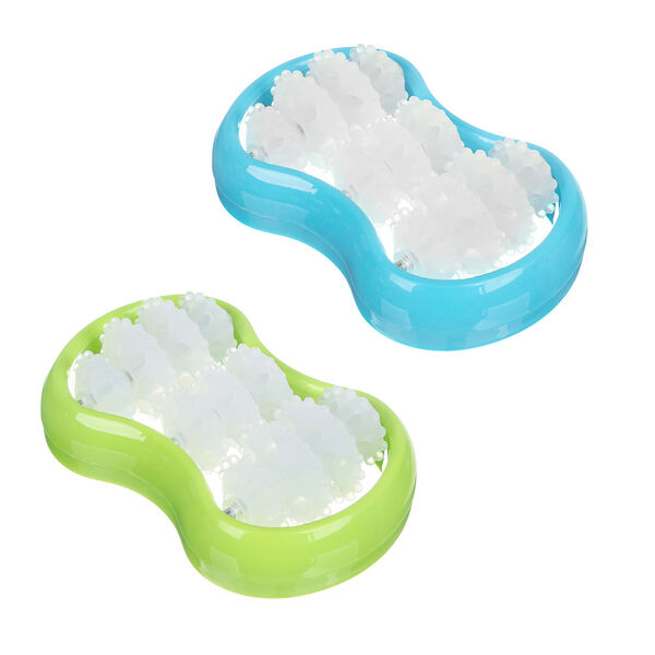 Silapro массажер для тела и ступней, 14x8,5см, пвх, металл, антискользящее покрытие, 2 цвета