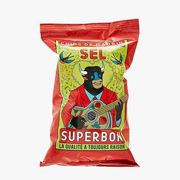 

Чипсы картофельные с солью, Superbon, 145 г, Испания