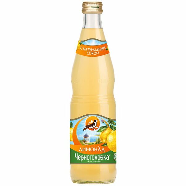 Напиток безалкогольный Черноголовка Лимонад газированный, 500мл