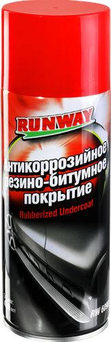 

Покрытие антикоррозийное RUNWAY резино-битумное, 450мл