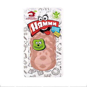 Колбаса МД Бородина Нямми Мишка нарезка