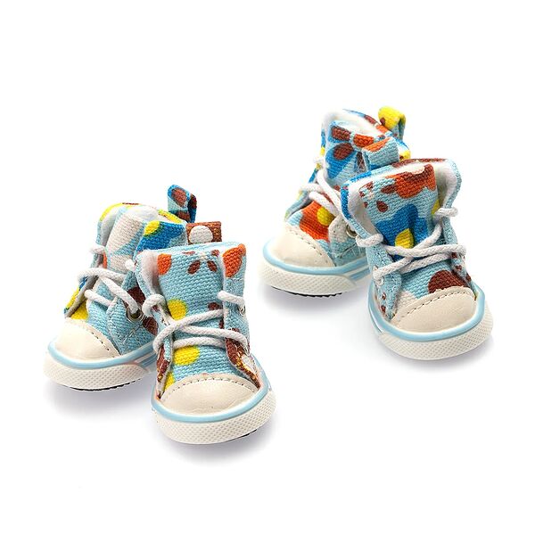 Кроссовки для собак L голубой (унисекс)