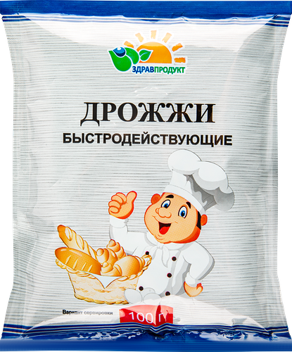 Дрожжи хлебопекарные сухие ЗДРАВПРОДУКТ быстродействующие