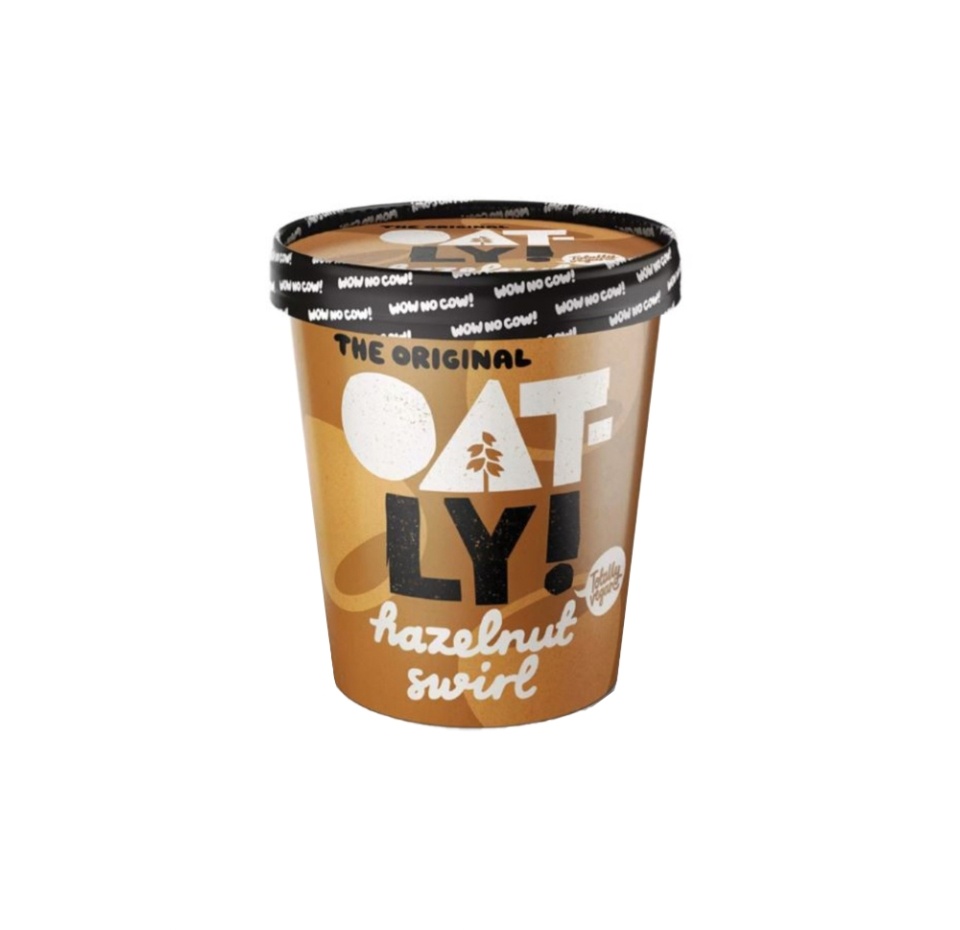 

Мороженое Oatly! овсяное безлактозное Завиток с фундуком, 340 г