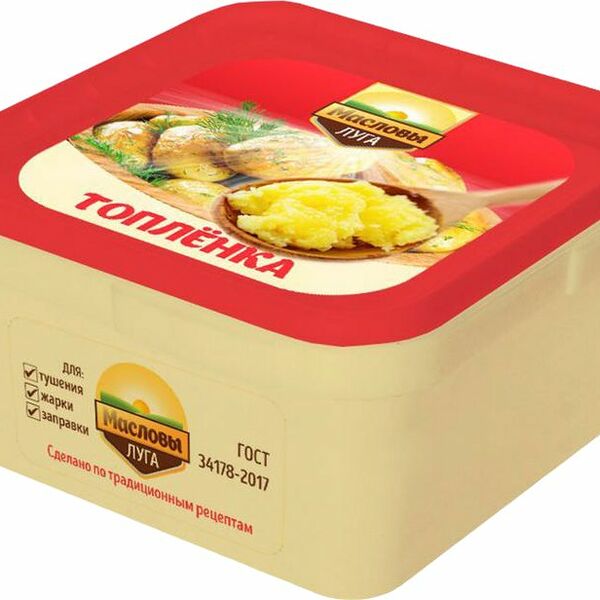 Смесь топленая Масловы луга Топленка растительно-сливочная 99% 500г