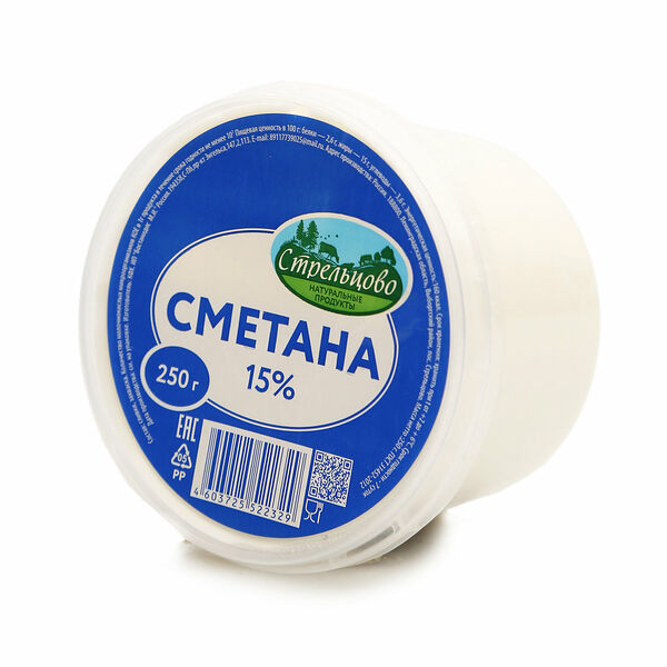 Сметана 15% ТМ Стрельцово