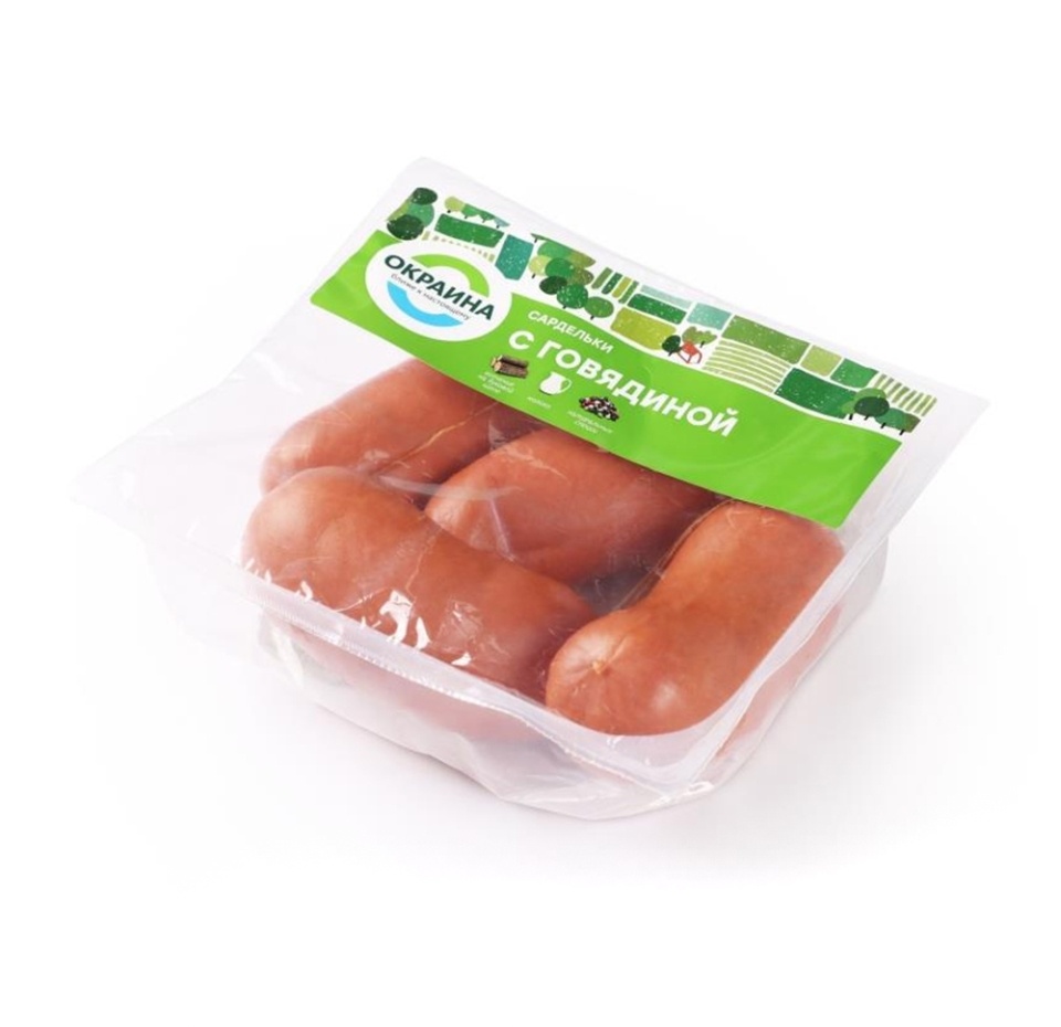

Сардельки Окраина говяжьи вес