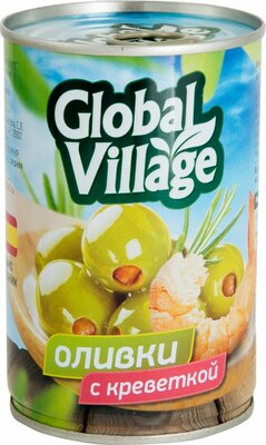 Оливки Global Village с креветкой