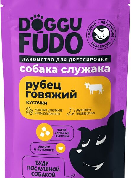 Лакомство для собак Doggufudo Собака Служака Рубец говяжий 20г