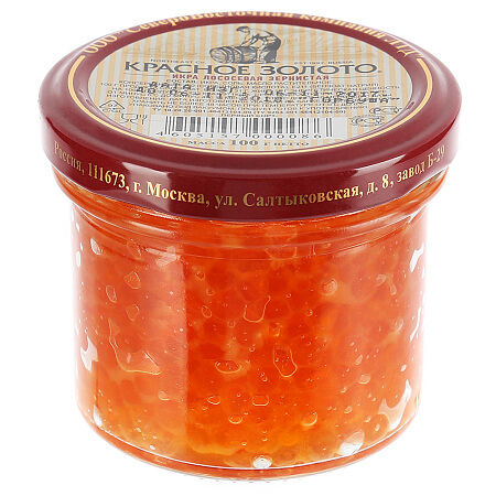Икра лососёвая красная зернистая Красное Золото