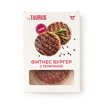 Бургерная котлета из телятины и индейки Taurus 320г, Россия