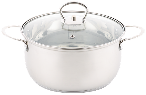 Кастрюля Homeclub Praсtic нержавеющая сталь стекло 3 л