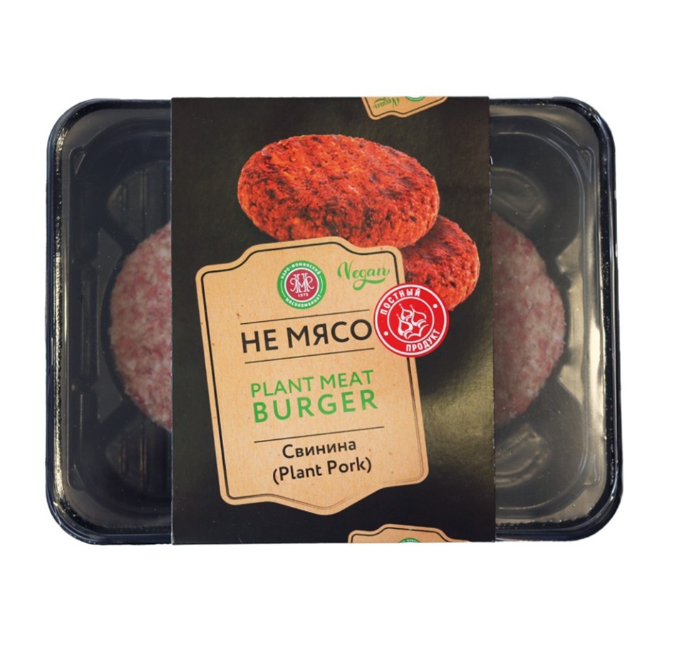 

Котлета веганская Не мясо Plant meat с ароматом свинины 200 г Россия