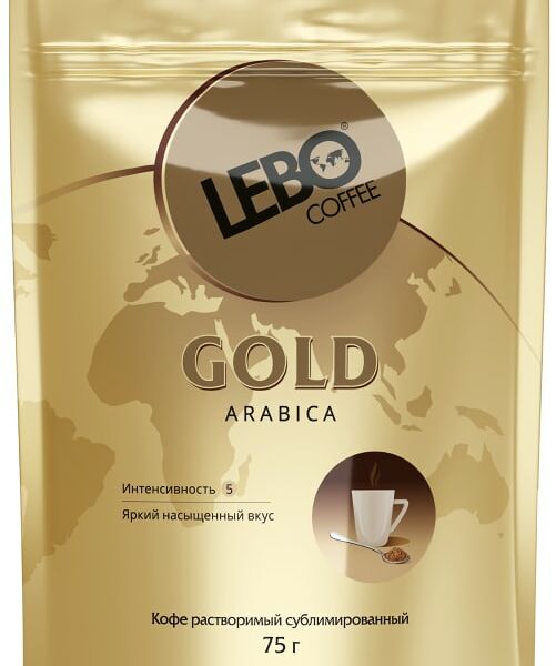 Кофе растворимый Lebo Gold 75г