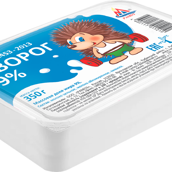 Творог Рамоз 9% 350г