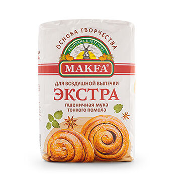 Мука пшеничная тонкого помола экстра ТМ Makfa (Макфа)