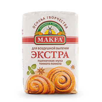

Мука пшеничная Makfa тонкого помола экстра, 2 кг