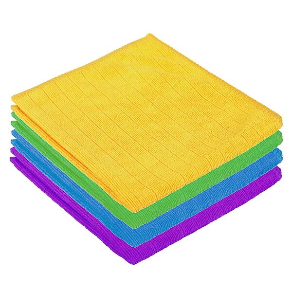 Vetta салфетка из микрофибры в клетку, универсальная, 30х30см, 220г/кв.м. 4 цвета