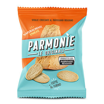 Снеки Parmonie из запечённого сыра Пармиджано Реджано с оливковым маслом