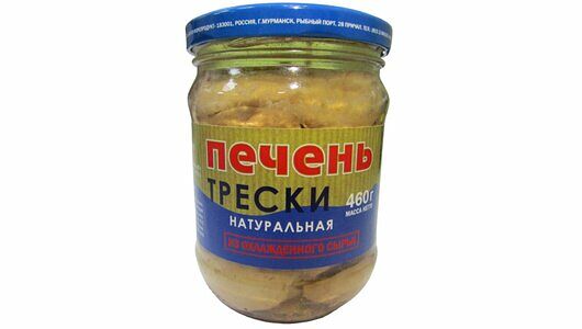 Печень трески атлантической Б&К натуральная стерилизованная 460 г