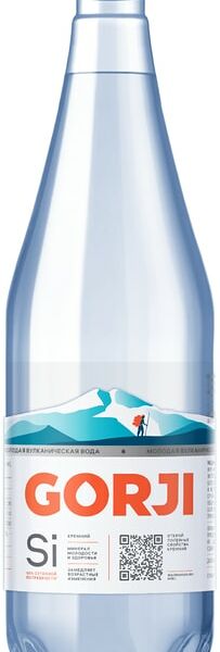Вода Gorji минеральная лечебно-столовая газированная 1л