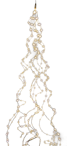 

Электрическая гирлянда Homeclub Premium Лучи 408LED микро-диодов 12 нитей по 1.7 м теплый белый IP44