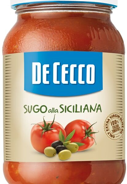 Соус De Cecco томатный Siciliana с оливками 400г