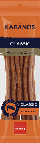 

Колбаски сырокопчёные Kabanos Ремит Classic 70 г