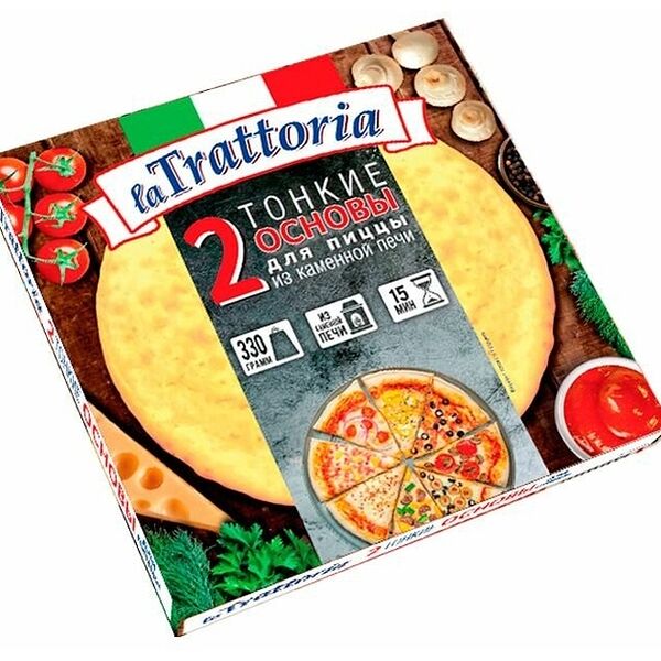 Основа для пиццы La Trattoria тонкая