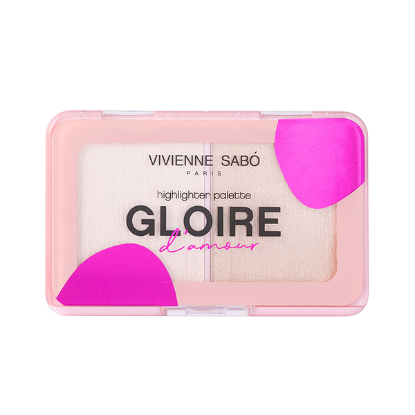 Палетка хайлайтеров мини Vivienne Sabo Gloire d'amour тон 01 6 г