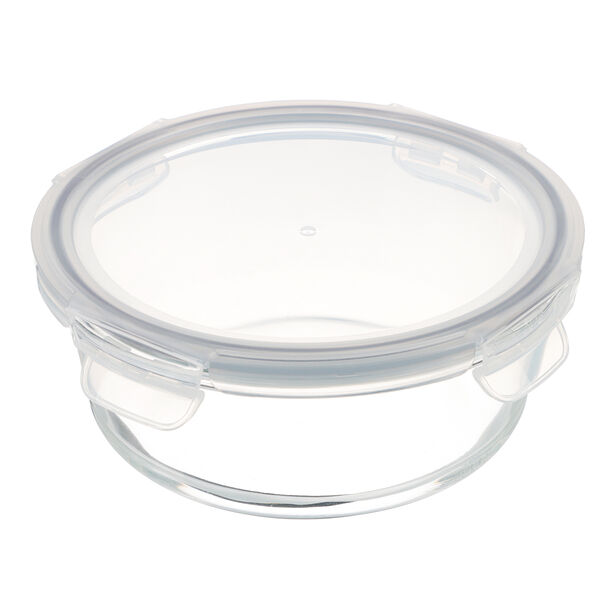 Vetta контейнер для продуктов на защелках 950мл круглый, жаропрочное стекло