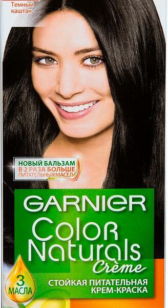 Краска для волос Garnier Color Naturals тёмный каштан 3