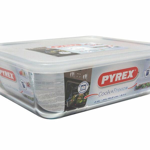 Контейнер с крышкой Cook Freez 25x19x8см 2,6л прямоугольный