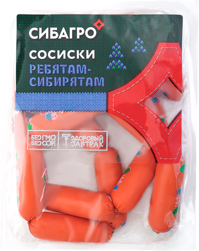 

Сосиски СибАгро Ребятам-сибирятам 330 г