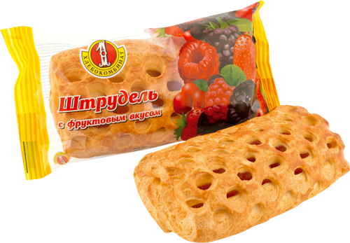 

Штрудель Первый хлебокомбинат с фруктовым вкусом 70 г