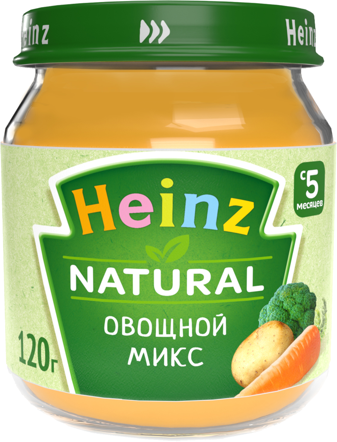 

Пюре Heinz овощное микс с 5 месяцев