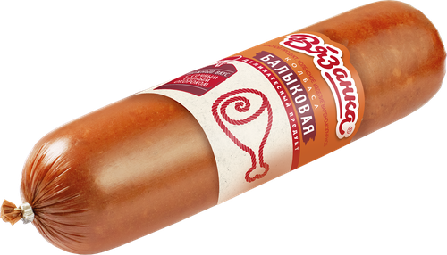 

Колбаса Вязанка Балыковая варено-копченая вес