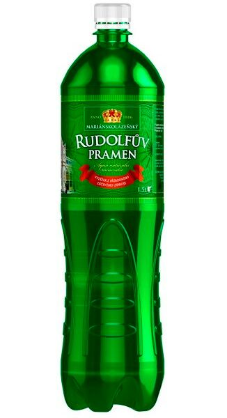 Вода Rudolfuv Pramen 1500 мл минеральная слабогазированная
