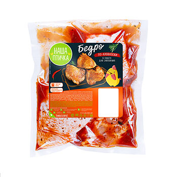 Бедро Наша Птичка По-Кавказски цыплёнка-бройлера в маринаде, 750г