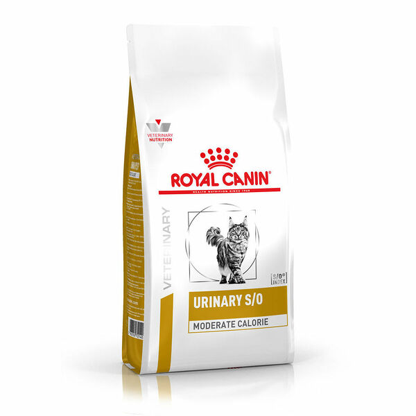 Royal Canin Urinary S/o Moderate Calorle с умеренным содержанием энергии для кошек при лечении мочекаменной болезни